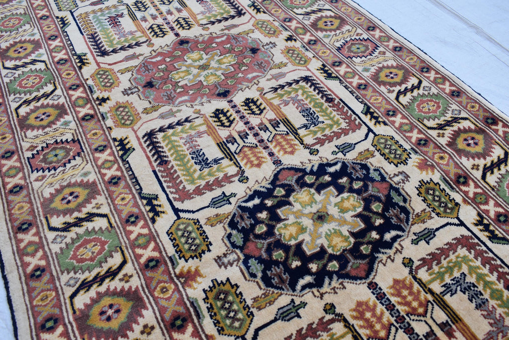 Stunning Ali Khwaja Runner Rug - 10x2.1 ft | Handwoven Afghan Carpet for Hallways, Entryway, Narrow Rug, Rustic Hallway Rug
