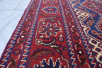 Handwoven Yousafi Tribal Afghan Carpet – 10 x 6.7 ft – Authentic Wool Rug with Traditional Motifs