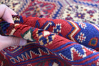 Handwoven Yousafi Tribal Afghan Carpet – 10 x 6.7 ft – Authentic Wool Rug with Traditional Motifs