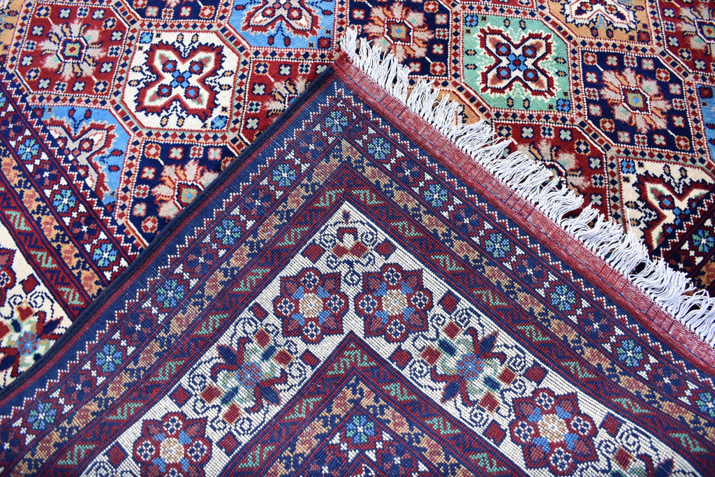 Luxurious Kashi Handmade Afghan Carpet – 16x9.9 ft Masterpiece, Premium Wool, Exquisite Craftsmanship | Large Living Room Rug