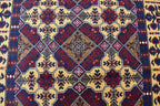 Elegant Yousafi Handmade Runner – 9.11x3 ft, Authentic Afghan Wool Rug with Timeless Design, Unique Entryway Decor, Ideal for Hallway