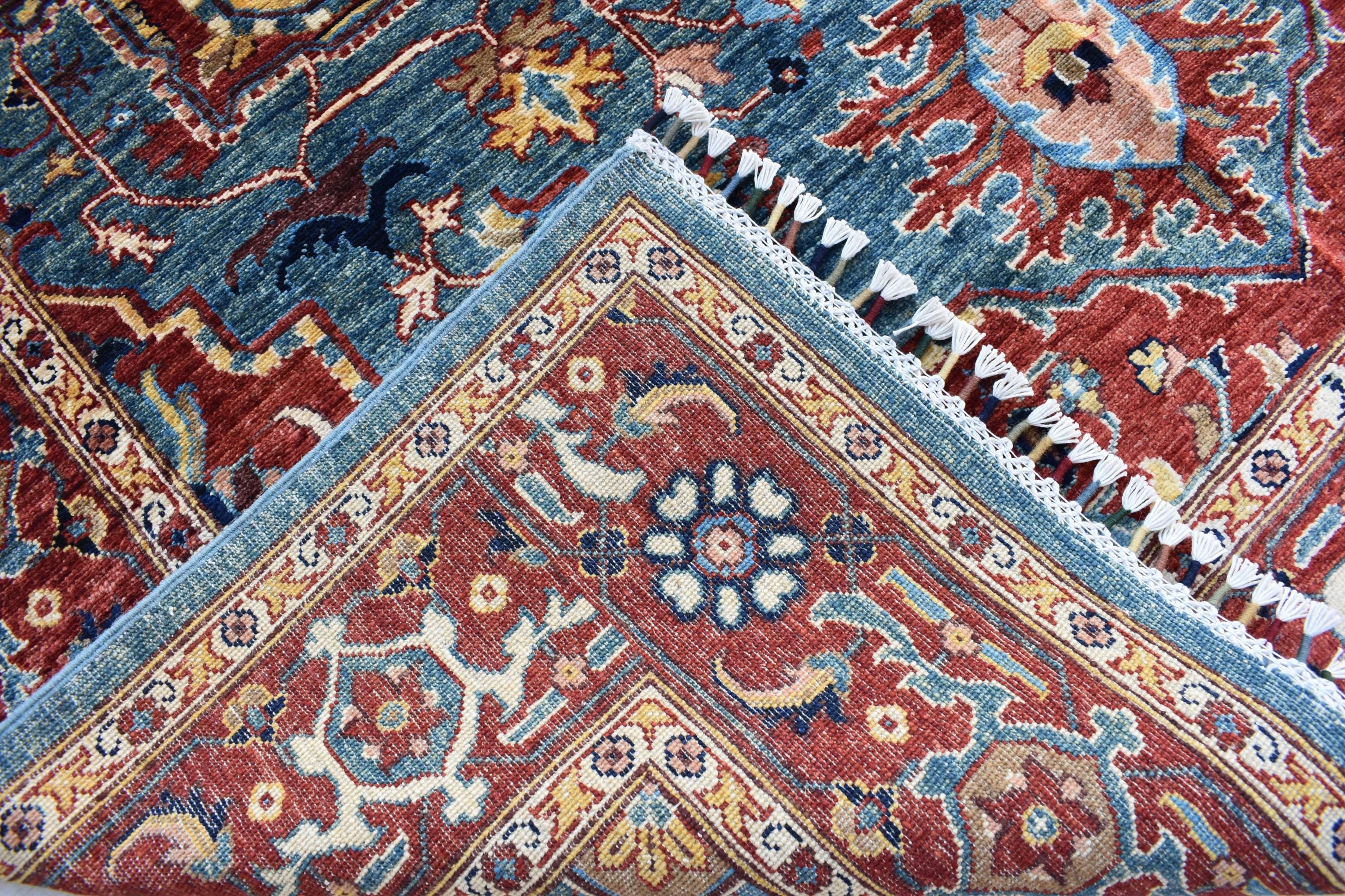 vintage handmade Afghan Chobi rug 7.11 x 5.10 | Living Room Rug | Office Rug | Bedroom Rug | Boho Home Decor