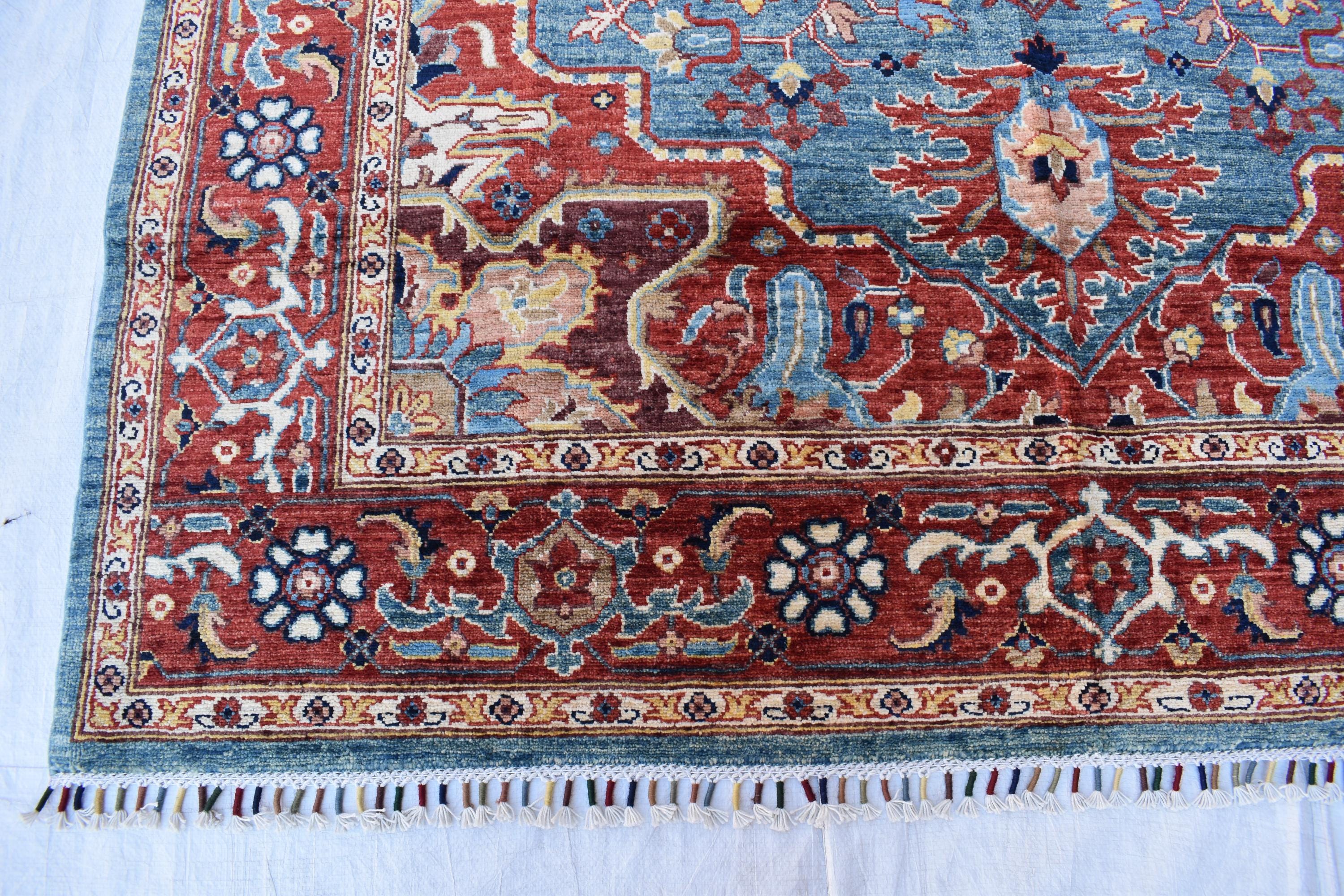 vintage handmade Afghan Chobi rug 7.11 x 5.10 | Living Room Rug | Office Rug | Bedroom Rug | Boho Home Decor