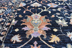 handmade luxurious Afghan carpet 6.8 x 4.11 Ft, Traditional oriental carpet | Living Room Rug, Office Rug | Farm House Rug