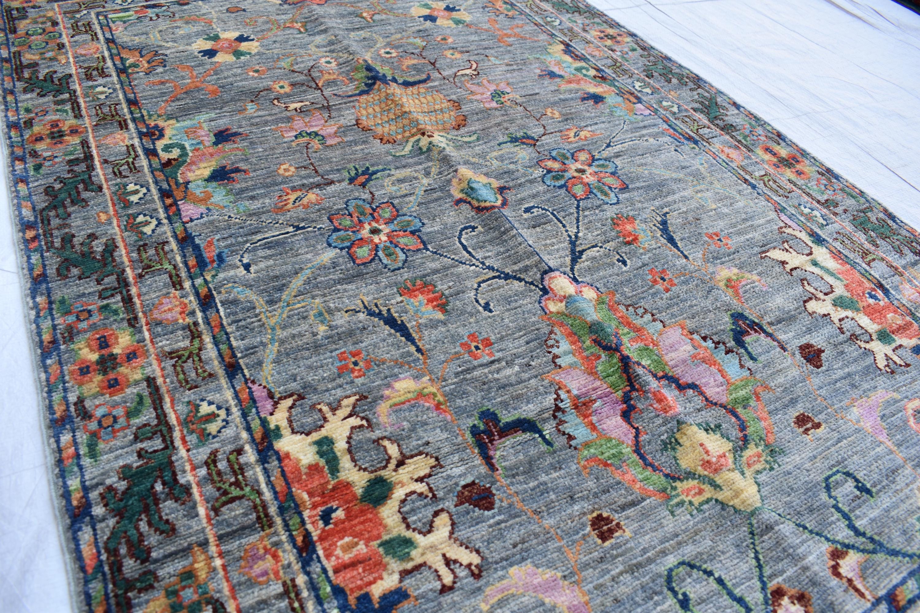 handmade Afghan vintage rug 5.2 x 3.3 ft | Bohemian Carpet | Boho Home Decor | Small Area Rug | Office Rug | Living Room Rug