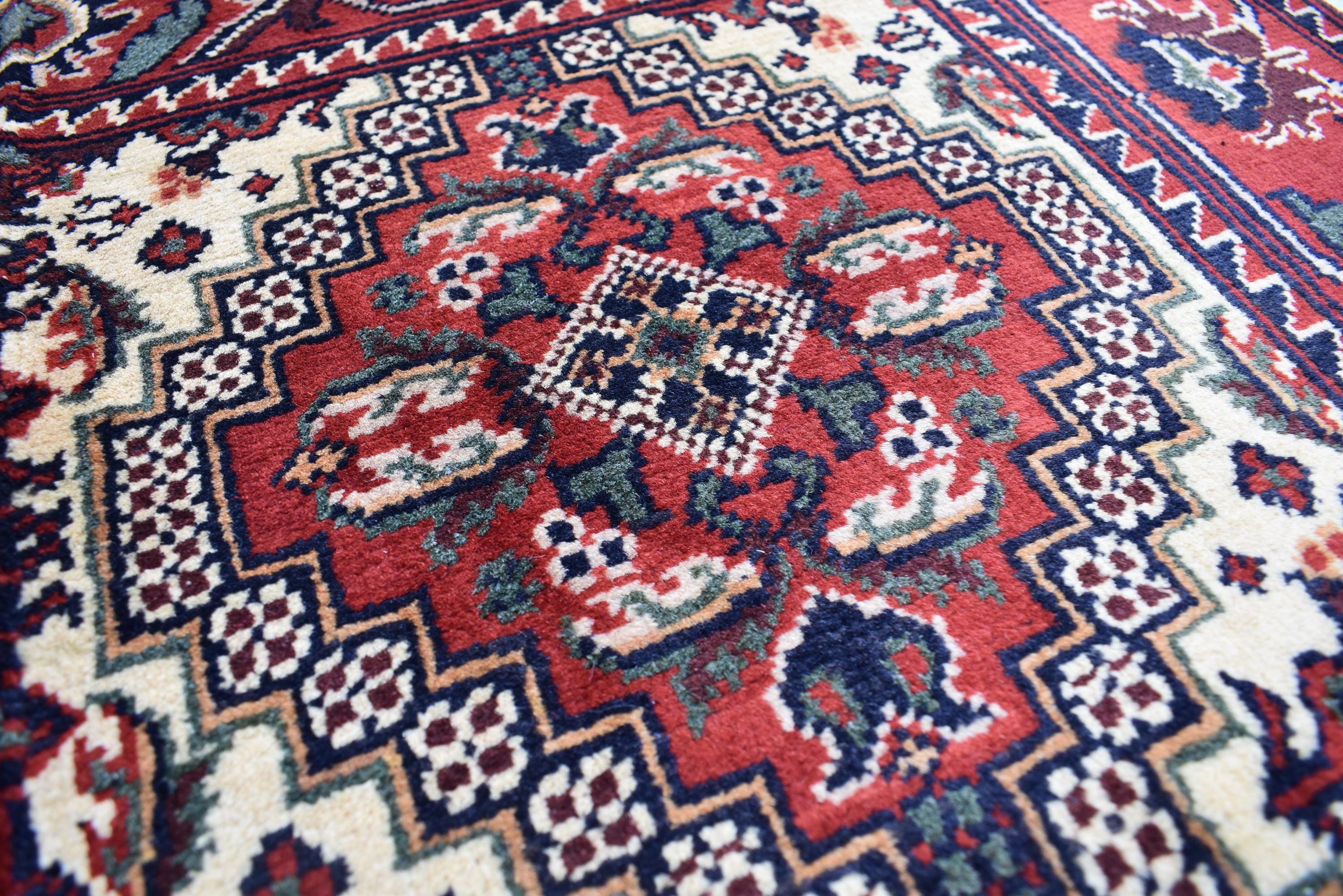 5.4x3.4 ft Handwoven Manarus Yousafi Carpet - Traditional Wool Rug, oriental area rug, Geometric rug