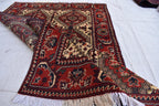 5.4x3.4 ft Handwoven Manarus Yousafi Carpet - Traditional Wool Rug, oriental area rug, Geometric rug