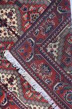 5.4x3.4 ft Handwoven Manarus Yousafi Carpet - Traditional Wool Rug, oriental area rug, Geometric rug