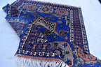 Authentic Mamluk Carpet - 4.11x3.4 ft Handcrafted Wool Rug, oriental mamluk rug, living room rug