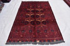 5.2x3.3 ft Exquisite Vintage Ahal Gul Carpet Timeless Craftsmanship and Tradition, Turkmen handmade vintage rug