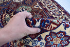5.4×3.5 ft Kashi rug, tribal area rug, Afghan handmade wool Rug, Rich colors Geometric pattern Bukhara rug, Rugs for Living Room, Bedroom