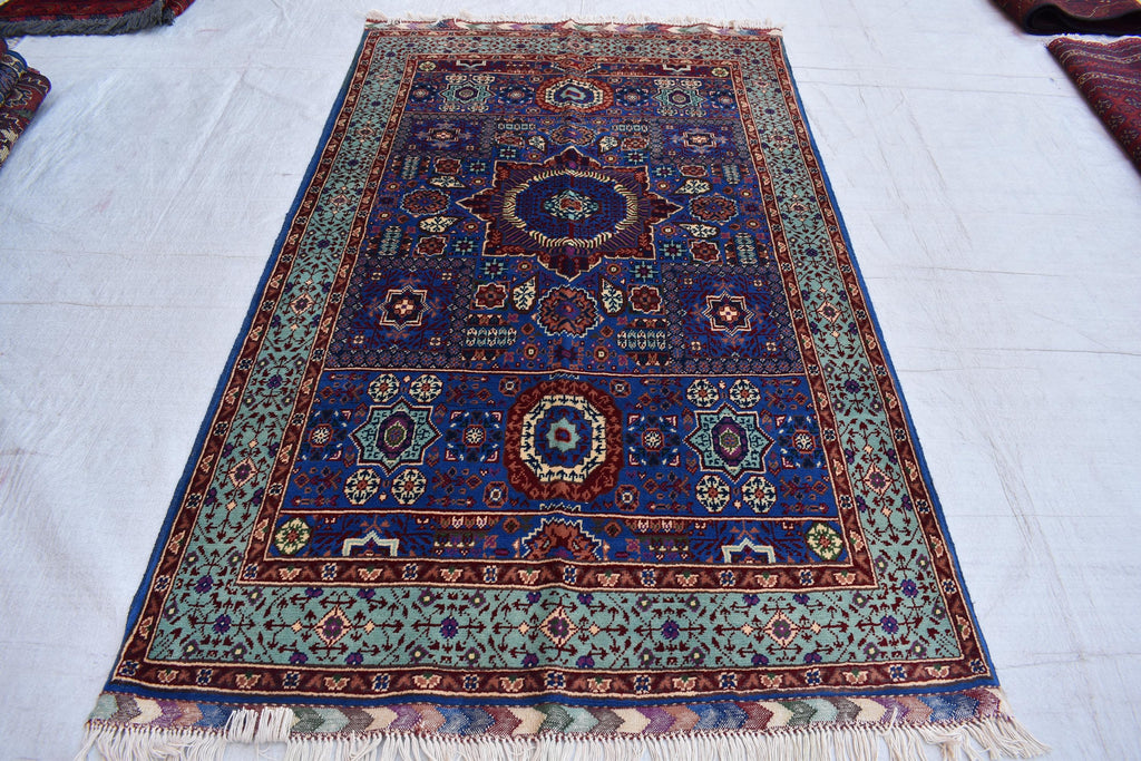 Mamluk Maranus Carpet 5.9 x 3.4 ft, A Masterpiece of Timeless Design, oriental Rug for living room