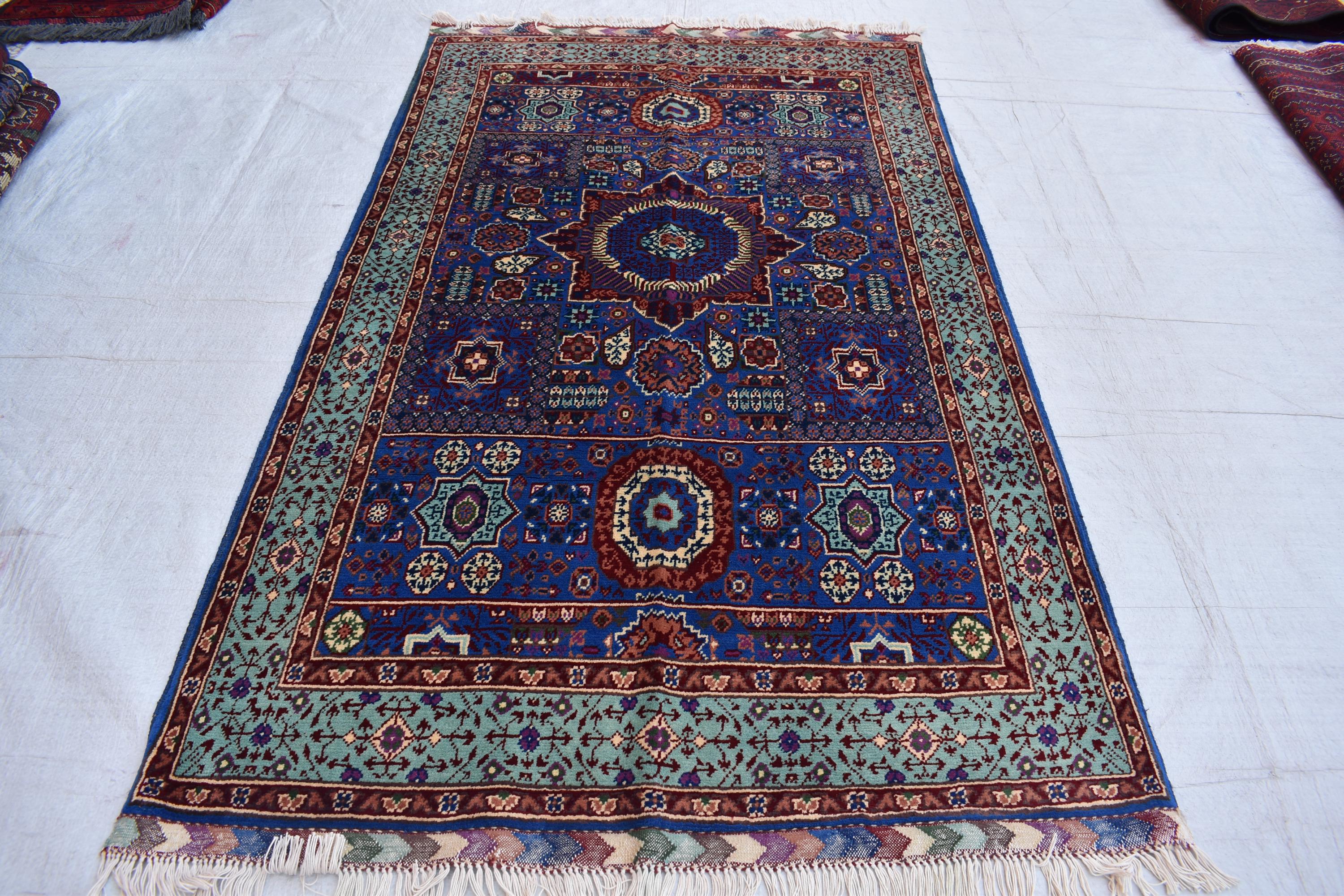 Mamluk Maranus Carpet 5.9 x 3.4 ft, A Masterpiece of Timeless Design, oriental Rug for living room