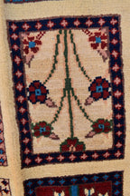 Handmade Afghan Chob Rang Mirror Carpet - 6.11x4.11 ft | Vintage Wool Area Rug | Unique Tribal Design | Persian Style Deco