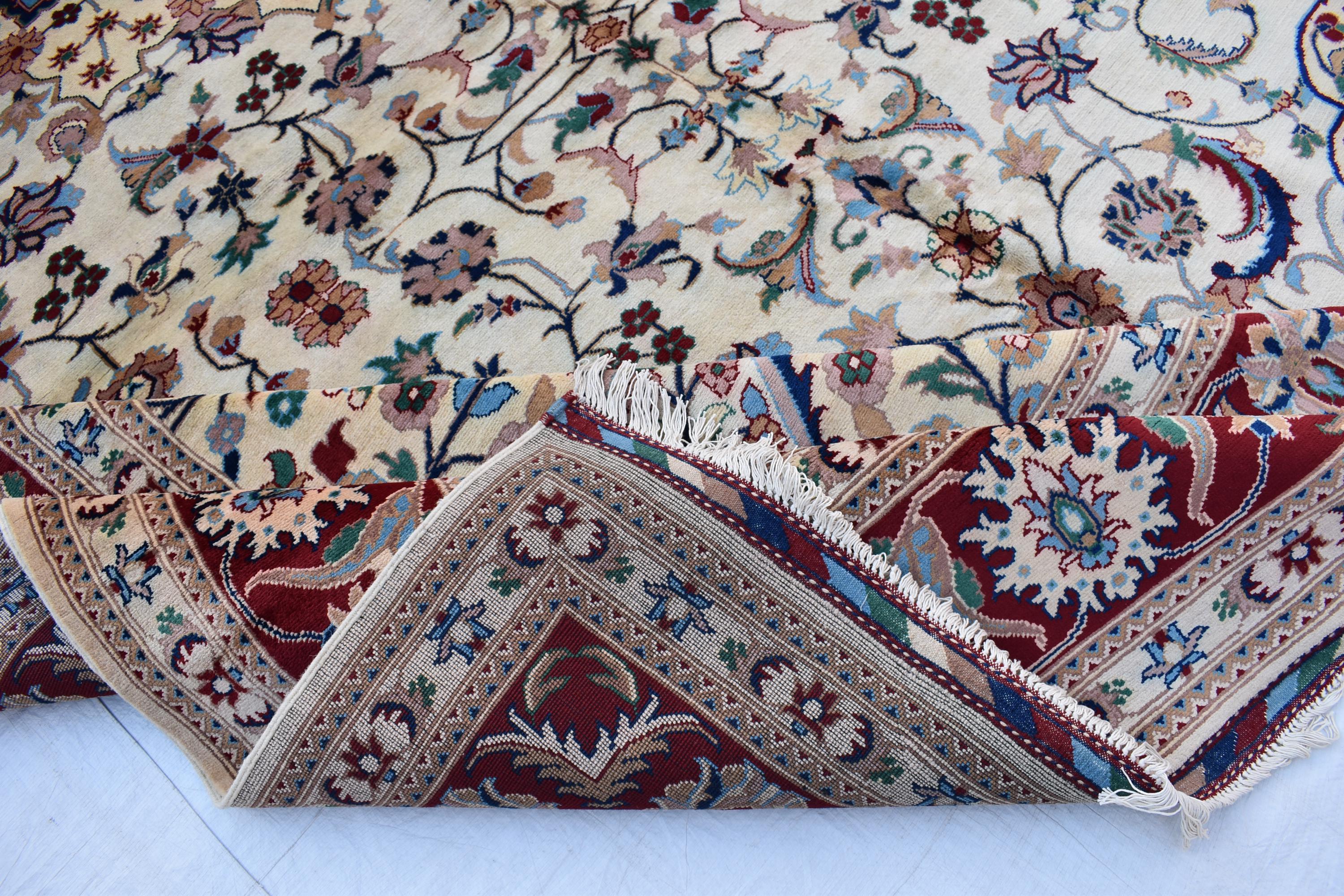 Handmade Chob Rang Carpet 16.8x9.7 ft – Large Afghan Wool Rug, Natural Dyes & Traditional Design, for living room, farm house