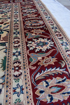 Handmade Chob Rang Carpet 16.8x9.7 ft – Large Afghan Wool Rug, Natural Dyes & Traditional Design, for living room, farm house