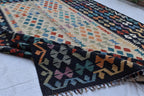 Handmade Kilim Chobi Rug - 9.8x6.8 ft | Traditional Afghan Carpet for Living Rooms | Farm House Rug | Bedroom Rug