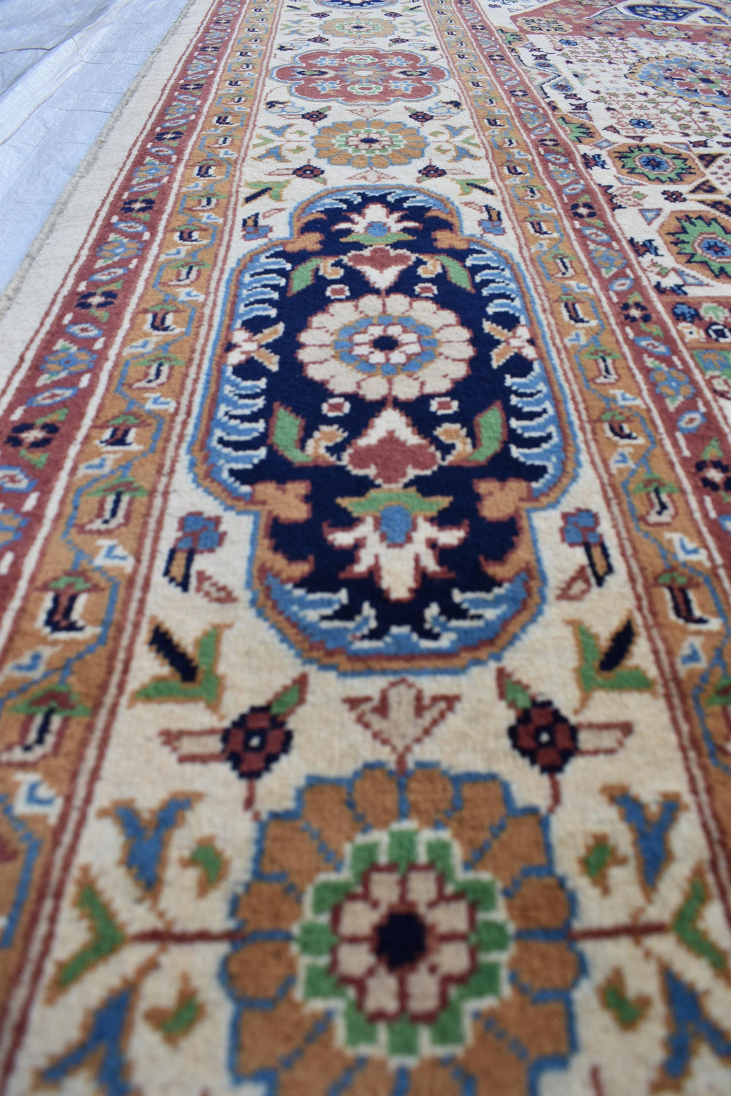 Chob Rang Carpet - 11.5x6.7 ft | Handwoven Afghan Rug with Rich Patterns and Colors
