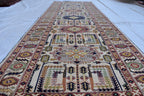 Stunning Ali Khwaja Runner Rug - 10x2.1 ft | Handwoven Afghan Carpet for Hallways, Entryway, Narrow Rug, Rustic Hallway Rug