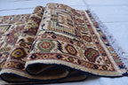 Stunning Ali Khwaja Runner Rug - 10x2.1 ft | Handwoven Afghan Carpet for Hallways, Entryway, Narrow Rug, Rustic Hallway Rug