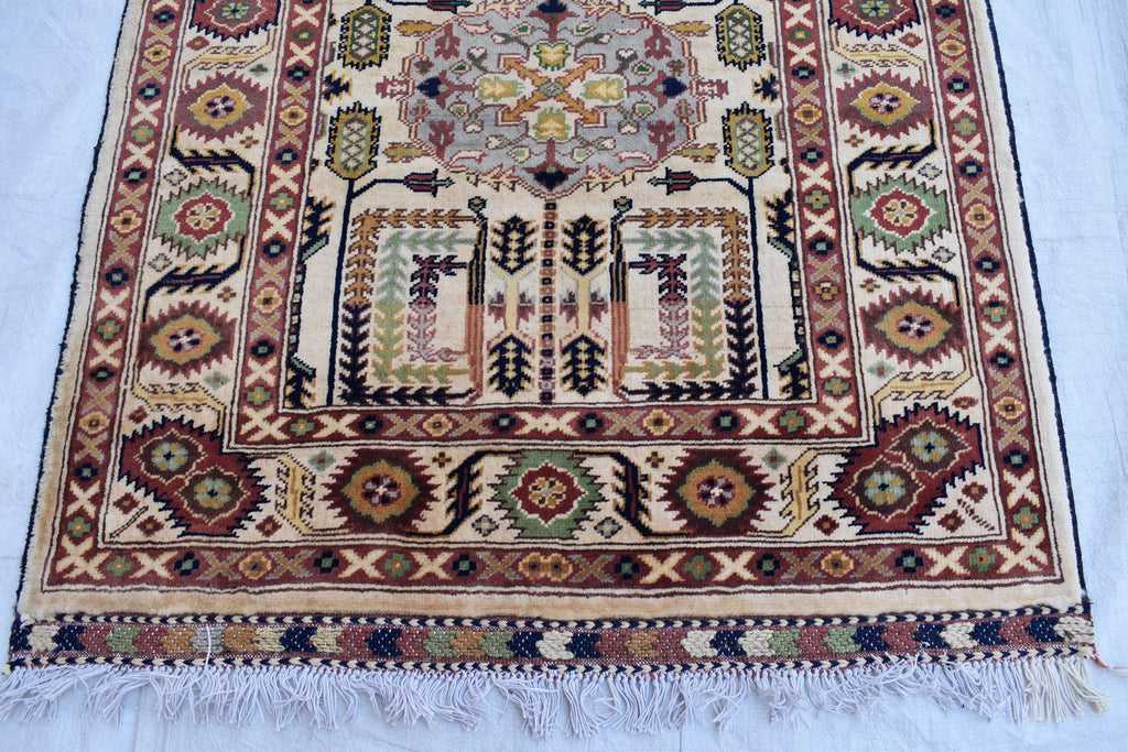 Stunning Ali Khwaja Runner Rug - 10x2.1 ft | Handwoven Afghan Carpet for Hallways, Entryway, Narrow Rug, Rustic Hallway Rug
