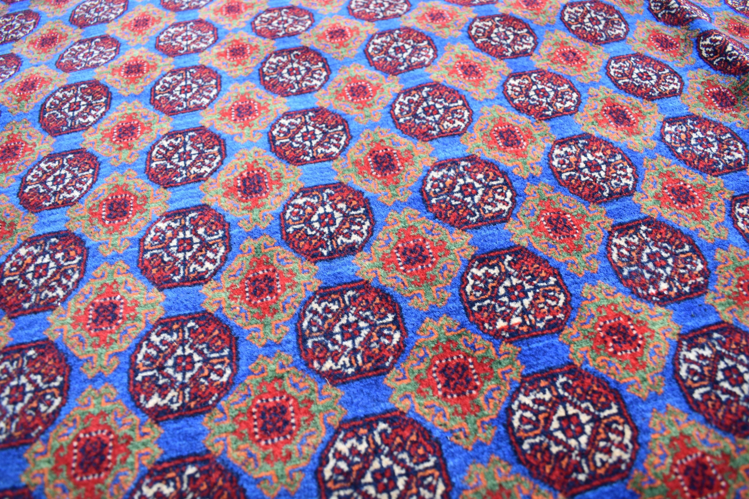 Authentic MORAI-GUL BELJIK Vintage Afghan Carpet – 9.9 x 6.7 ft – Handwoven Masterpiece | Living Room Rug | Bedroom Rug