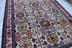 Traditional Bukhara Afghan Carpet – 10.1x6.10 ft – Handwoven Wool Rug | Living Room Rug | Bedroom Rug | Boho Home Decor