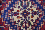 Handwoven Yousafi Tribal Afghan Carpet – 10 x 6.7 ft – Authentic Wool Rug with Traditional Motifs