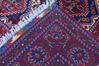 Handwoven Yousafi Tribal Afghan Carpet – 10 x 6.7 ft – Authentic Wool Rug with Traditional Motifs