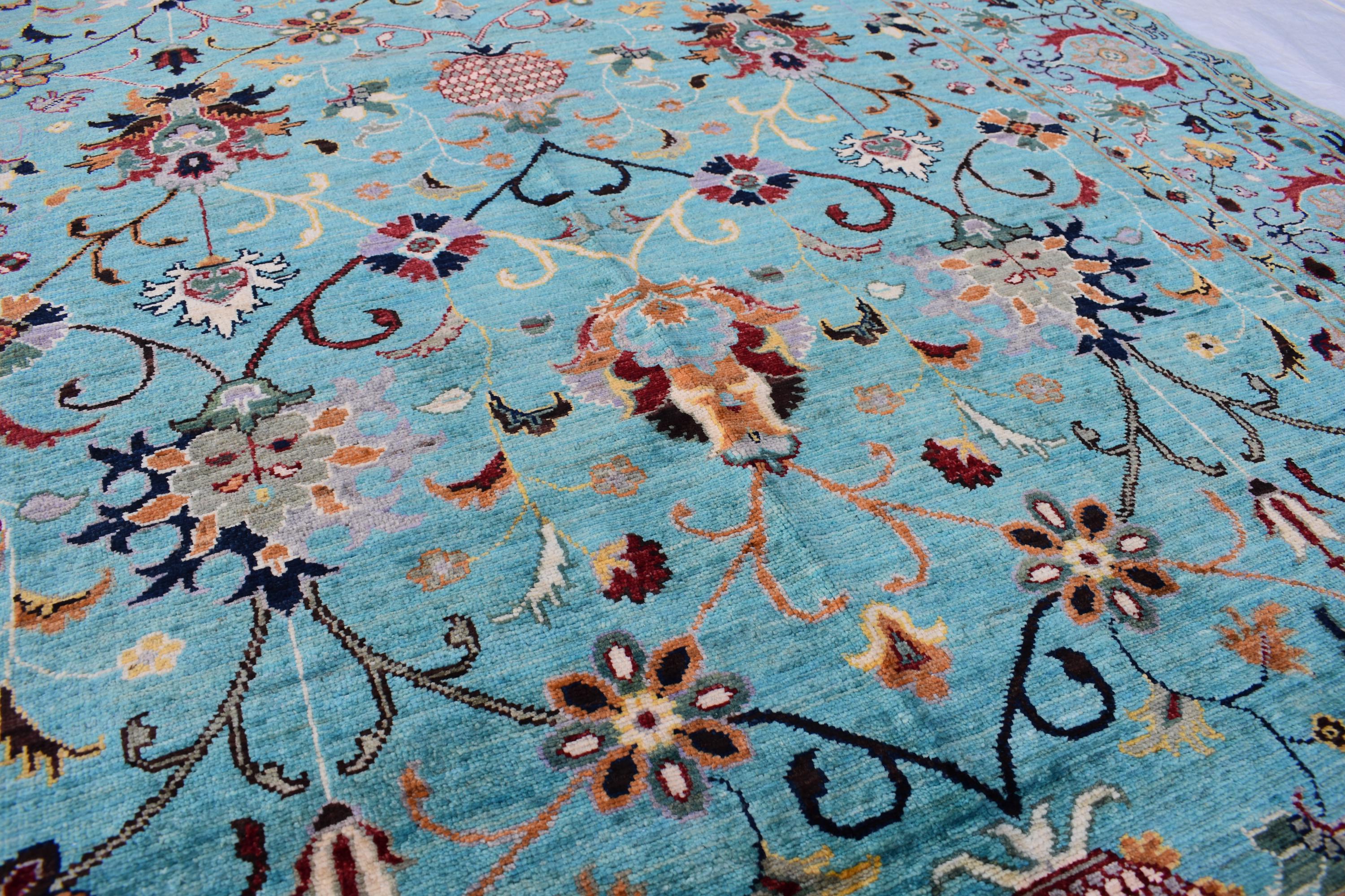 Handmade Chobi Rug – 7.11x6.1 ft: Elegant Afghan Wool Carpet with Traditional Design | Living Room Rug | Office Rug | Boho Home Decor