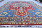 Authentic Chobi Rug – 8.10x6.4 ft: Handwoven Afghan Wool Carpet with Classic Design.