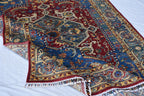 Authentic Chobi Rug – 8.10x6.4 ft: Handwoven Afghan Wool Carpet with Classic Design.