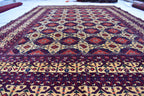 7x10 Exquisite Yousafi Carpet – Handwoven Afghan Masterpiece | Living Room Rug | Bedroom Rug | Boho Decor | Geometric, Multicolor Rug