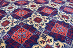 7x10 Exquisite Yousafi Carpet – Handwoven Afghan Masterpiece | Living Room Rug | Bedroom Rug | Boho Decor | Geometric, Multicolor Rug