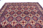 Elegant 10x6.6 ft Yousafi Carpet – Handwoven Afghan Craftsmanship | Living Room Rug | Farm House Rug | Boho Home Decor