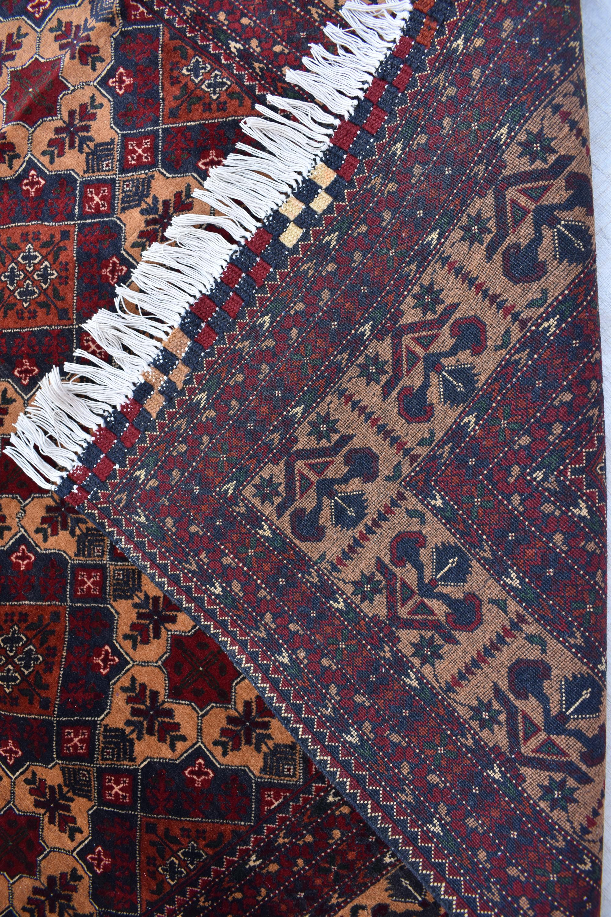 Elegant 10x6.6 ft Yousafi Carpet – Handwoven Afghan Craftsmanship | Living Room Rug | Farm House Rug | Boho Home Decor
