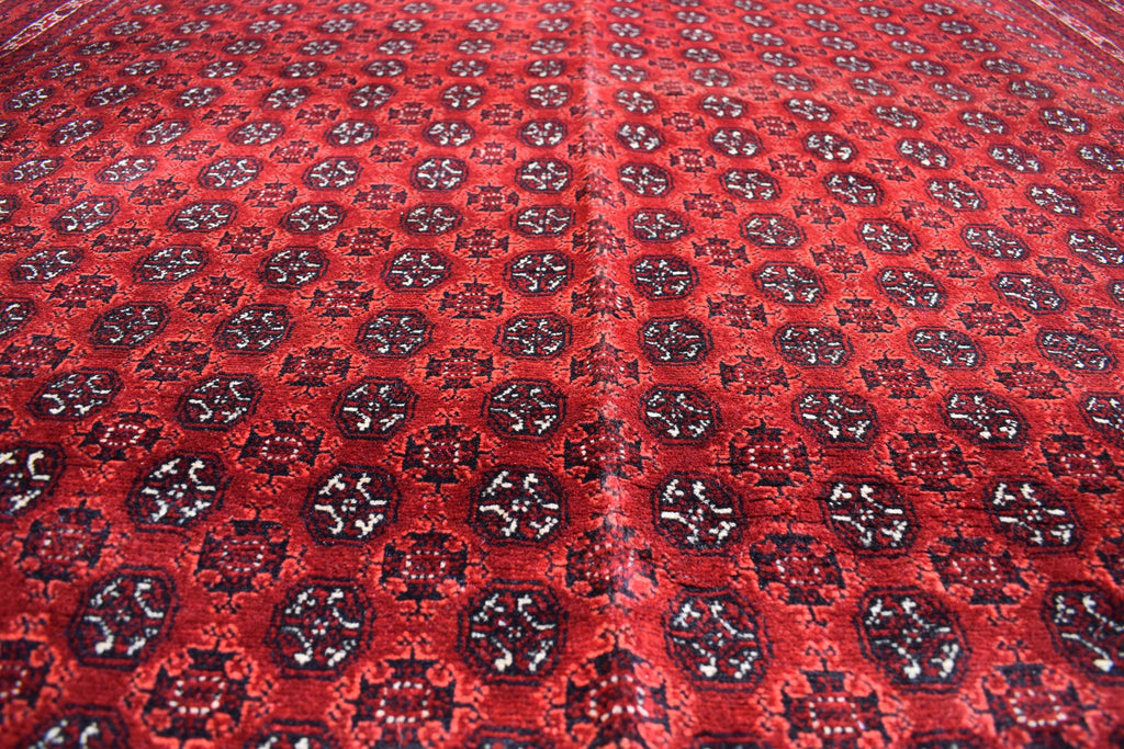 7x10 Authentic Mowrai Gul Carpet – Handwoven Afghan Tradition | Living Room Rug | Dining room Carpet | Rustic Home Decor 9.11x6.6 ft