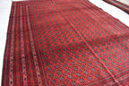 7x10 Authentic Mowrai Gul Carpet – Handwoven Afghan Tradition | Living Room Rug | Dining room Carpet | Rustic Home Decor 9.11x6.6 ft