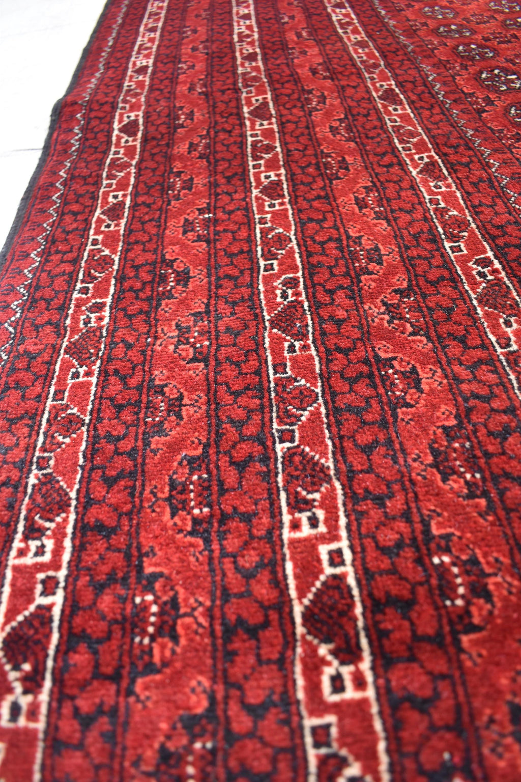 7x10 Authentic Mowrai Gul Carpet – Handwoven Afghan Tradition | Living Room Rug | Dining room Carpet | Rustic Home Decor 9.11x6.6 ft