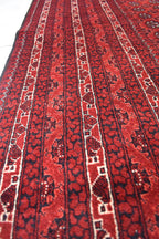 7x10 Authentic Mowrai Gul Carpet – Handwoven Afghan Tradition | Living Room Rug | Dining room Carpet | Rustic Home Decor 9.11x6.6 ft