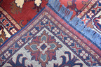 Handwoven 9.9x6.7 ft Afghan Kargai Carpet – Traditional Craftsmanship and Elegance | Living Room Rug | Bohemian Rug