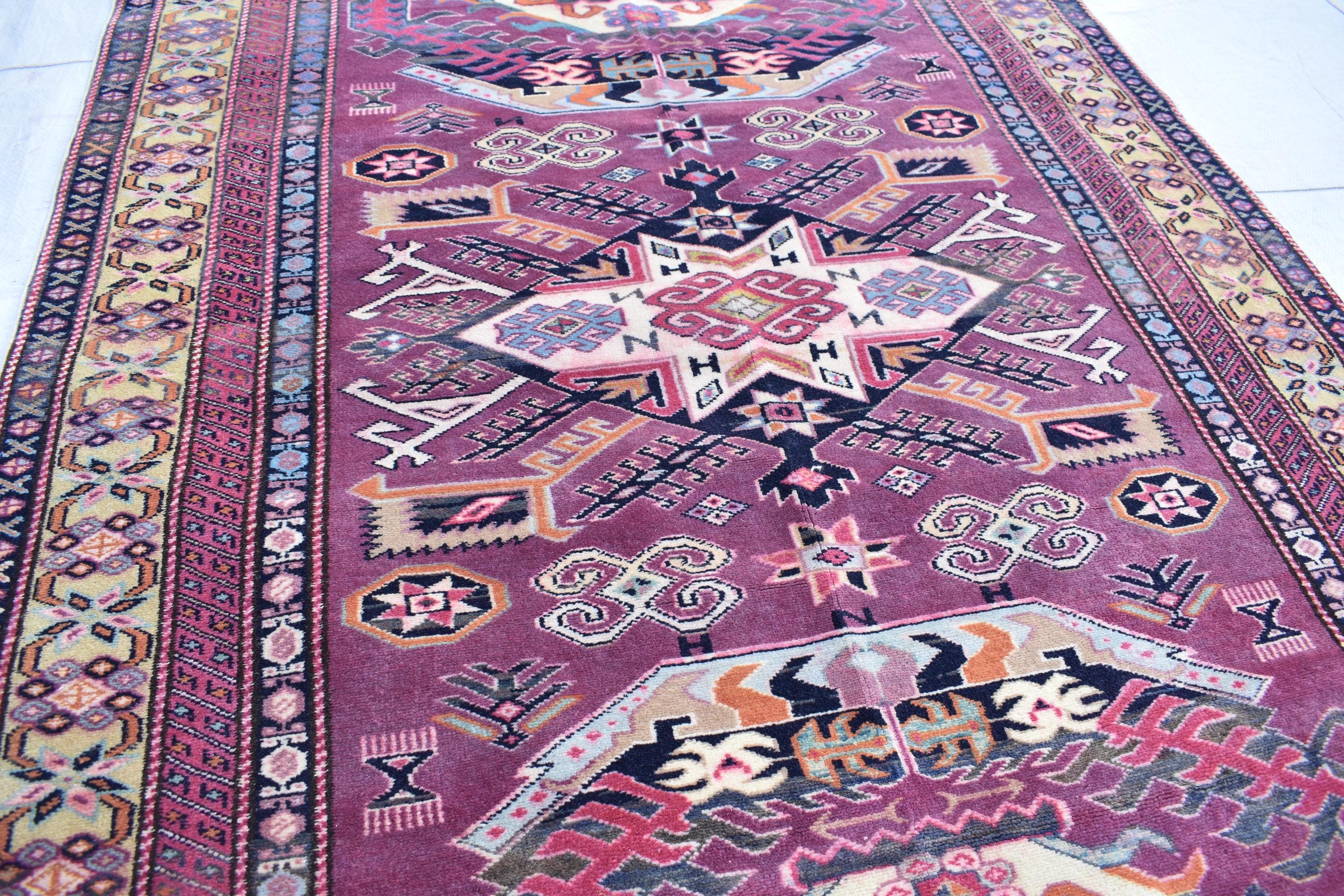 Antique Tabriz Rug 5.4x4.2 ft - Handwoven Persian Carpet, Vintage Oriental Area Rug, Unique Traditional Decor