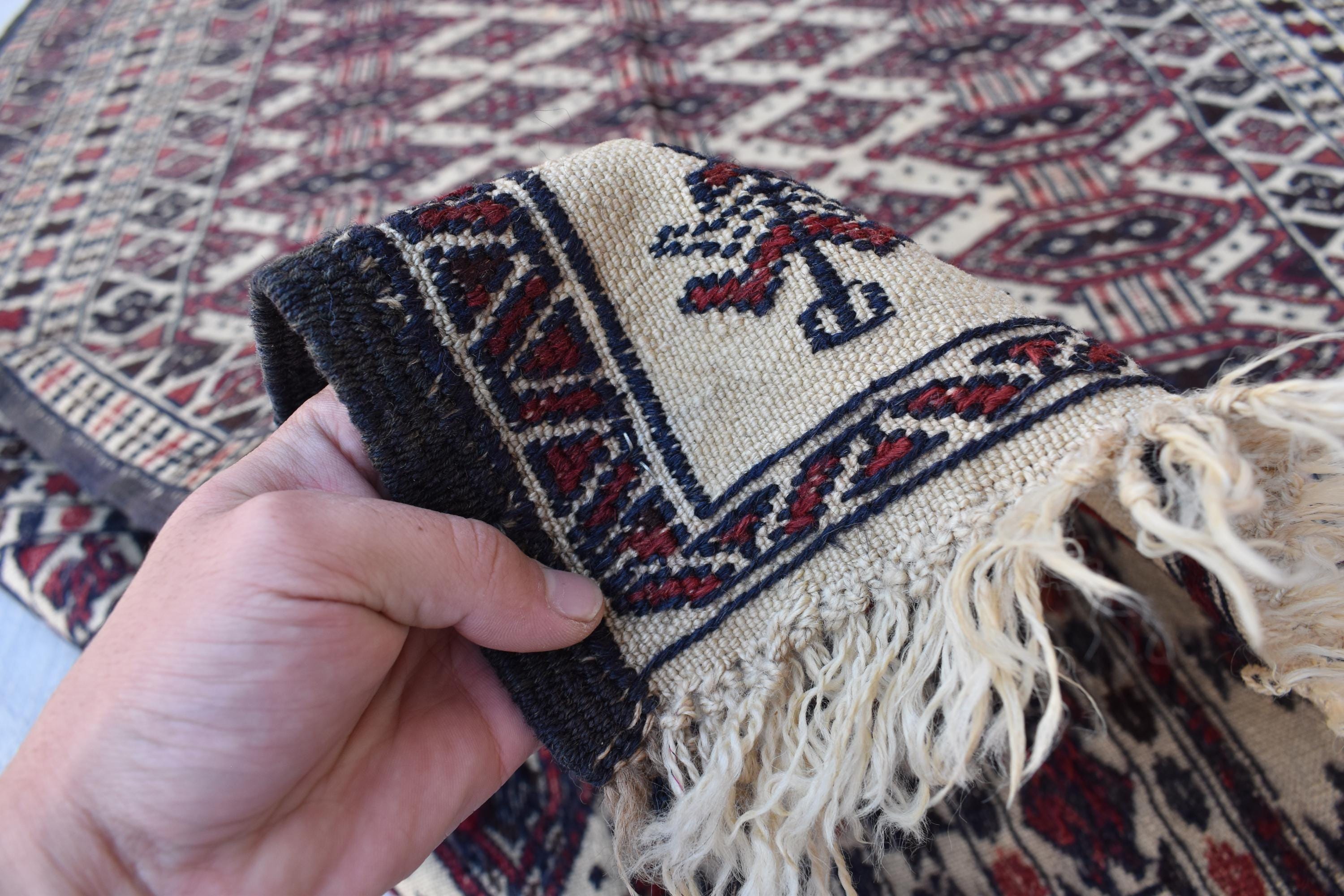 Antique Afghan Zahir Shahi Kilim 6x4.2 ft - 60 Years Old, Handwoven Tribal Wool Rug, Vintage Flatweave, Boho Ethnic Decor, Wall Hanging Rug