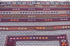 Vintage 50-Year-Old Silk Kilim Rug – 6.8 x 4.1 ft | Authentic Handwoven Antique Carpet, Living Room Rug, Office Rug, Bedroom Rug