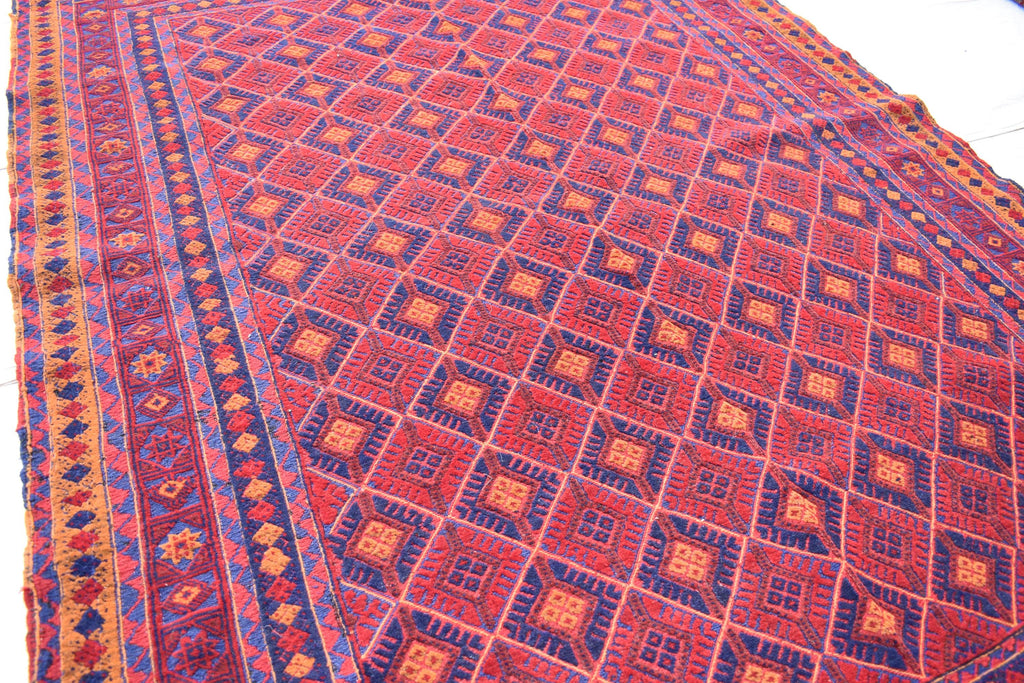 Antique Vintage Kilim Rug – 50 Years Old | 6.2 x 4.1 ft Handwoven Treasure, Vintage Collectible Kilim, Medium Area Rug, Bedroom Rug