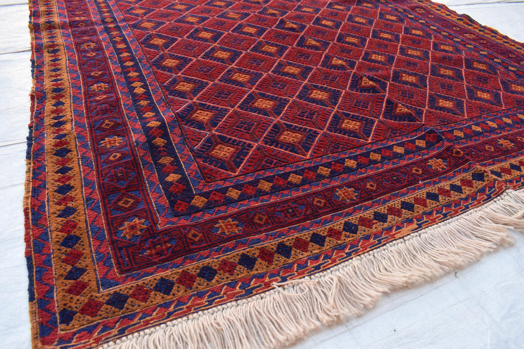 Antique Vintage Kilim Rug – 50 Years Old | 6.2 x 4.1 ft Handwoven Treasure, Vintage Collectible Kilim, Medium Area Rug, Bedroom Rug
