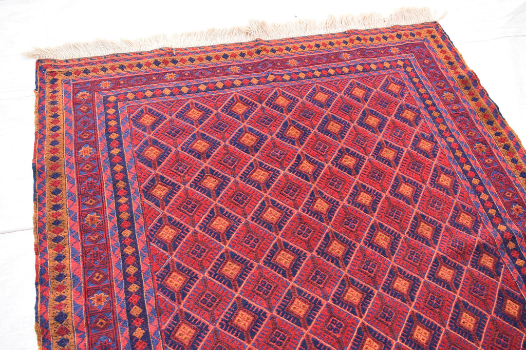 Antique Vintage Kilim Rug – 50 Years Old | 6.2 x 4.1 ft Handwoven Treasure, Vintage Collectible Kilim, Medium Area Rug, Bedroom Rug
