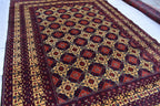 7x10 Exquisite Yousafi Carpet – Handwoven Afghan Masterpiece | Living Room Rug | Bedroom Rug | Boho Decor | Geometric, Multicolor Rug