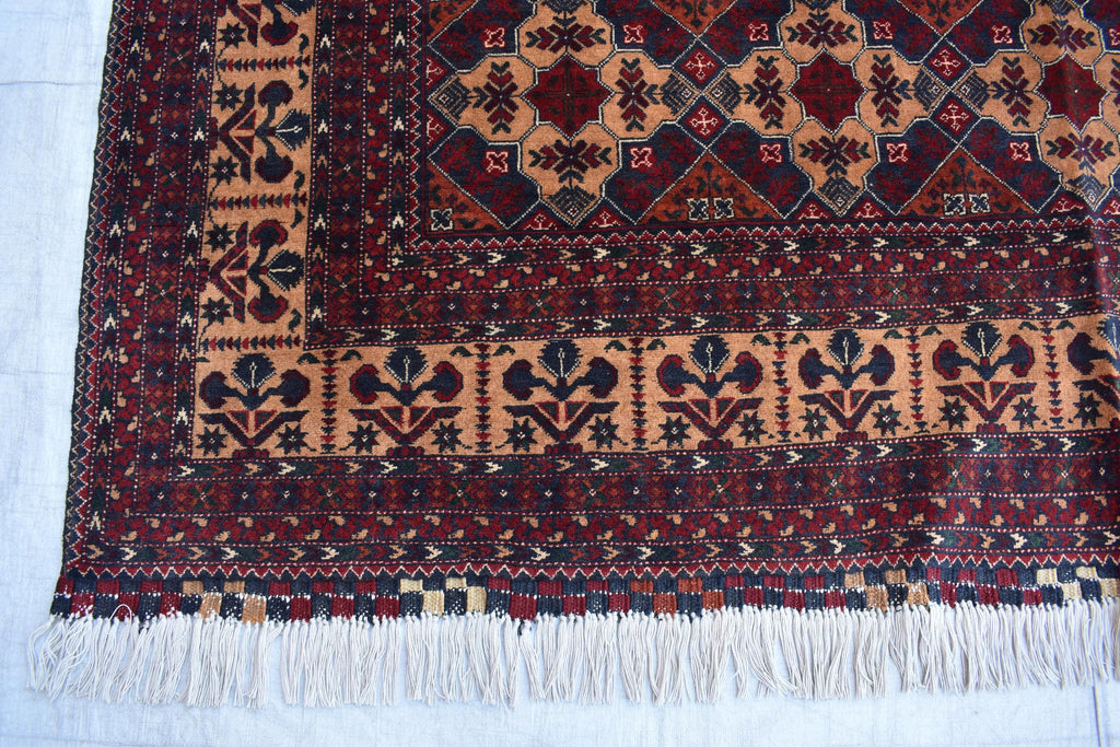 Elegant 10x6.6 ft Yousafi Carpet – Handwoven Afghan Craftsmanship | Living Room Rug | Farm House Rug | Boho Home Decor