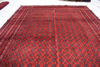 7x10 Authentic Mowrai Gul Carpet – Handwoven Afghan Tradition | Living Room Rug | Dining room Carpet | Rustic Home Decor 9.11x6.6 ft